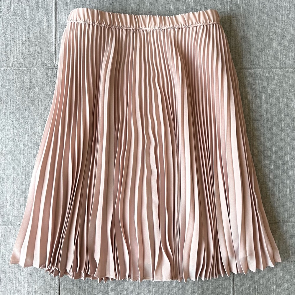 Banana Republic Pleated Skirt Pink Sz 4